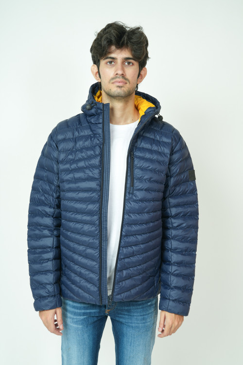 Advid Navy Packable Jacket Navy Blue