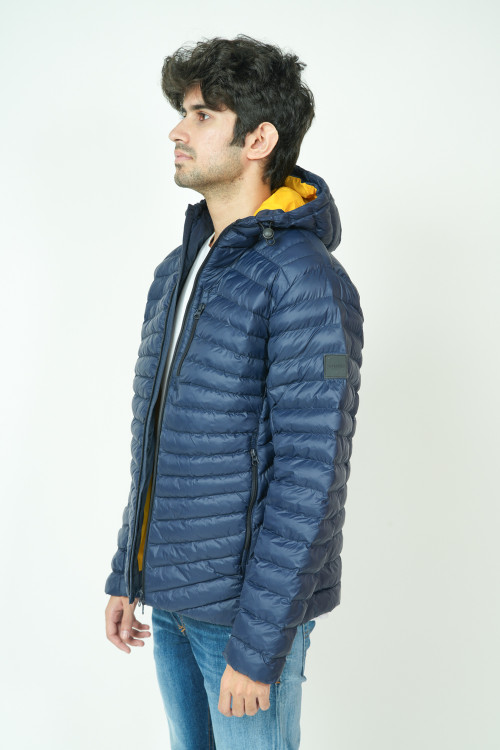 Advid Navy Packable Jacket Navy Blue