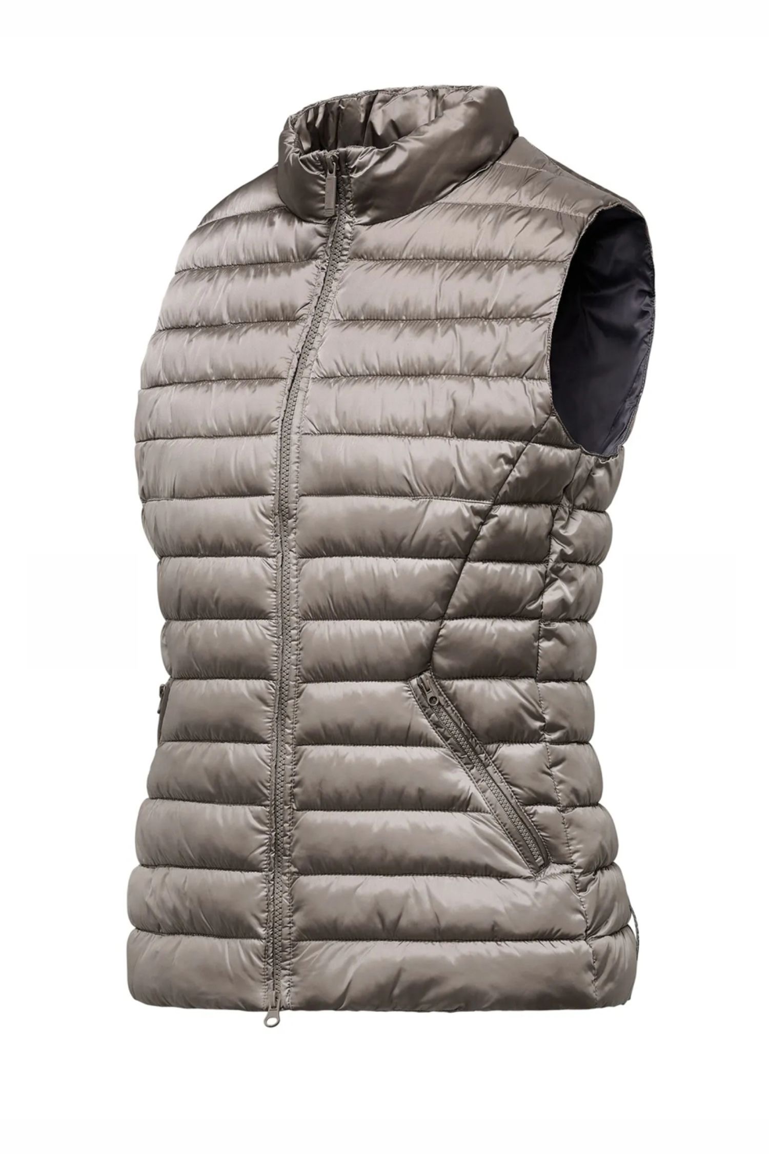 The Essential Quilted Vest for Women | Timeless Olive, Navy & Grey - Image 12
