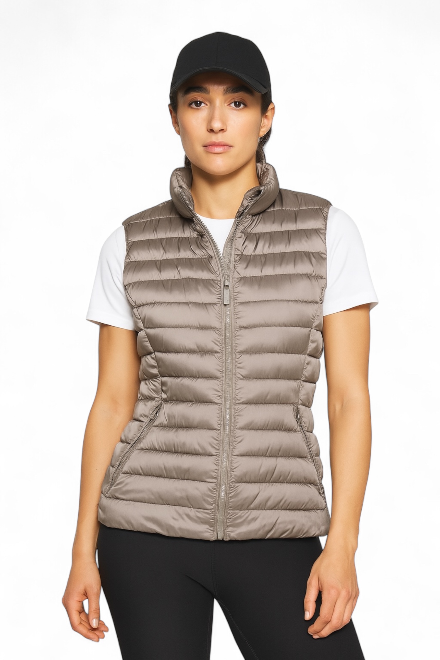 The Essential Quilted Vest for Women | Timeless Olive, Navy & Grey - Image 3