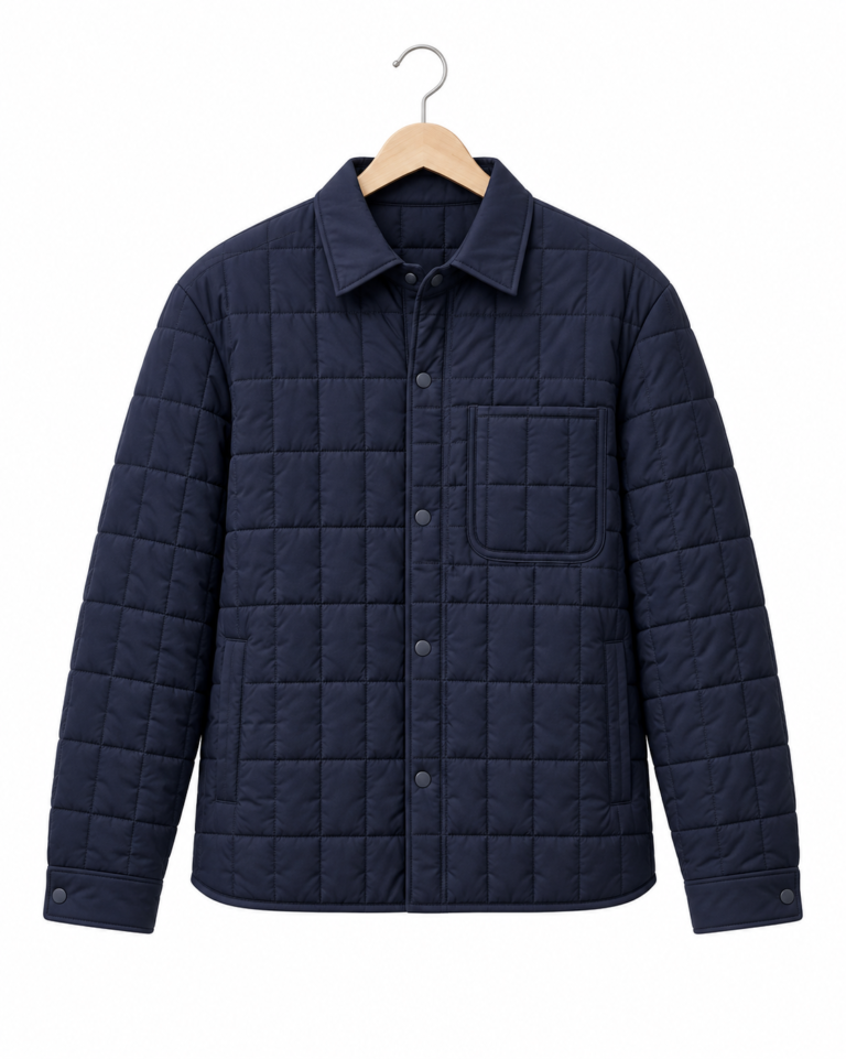 ADVID-MENS QUILTED SHACKET (Shirt Jacket)