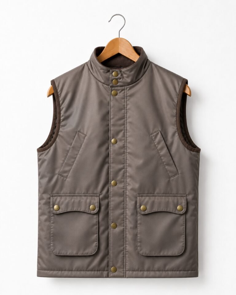ADVID-SLEEVELESS TWILL FABRIC