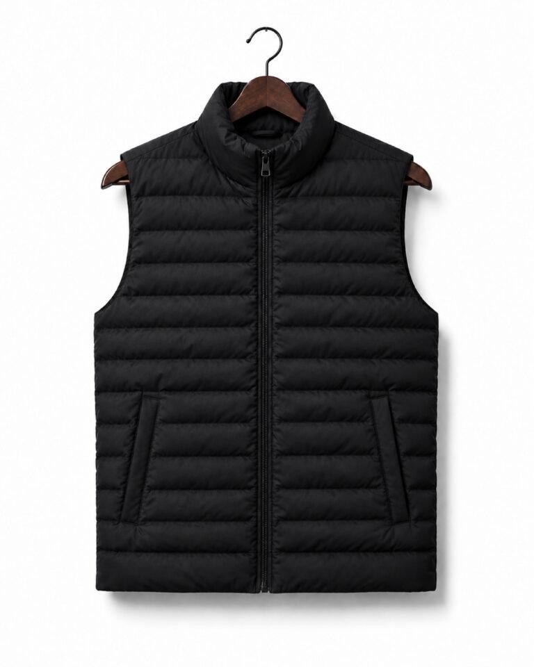 ADVID-JACKET109SL NYLON POLY FILLED BONDED JACKET ZIPPER HALF SLEEVES