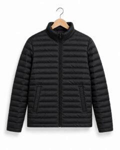 ADVID-JACKET109 NYLON POLY FILLED BONDED JACKET ZIPPER FULL SLEEVES